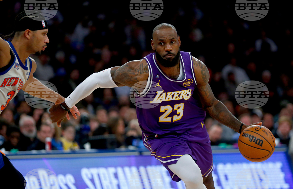 Lakers Knicks Basketball