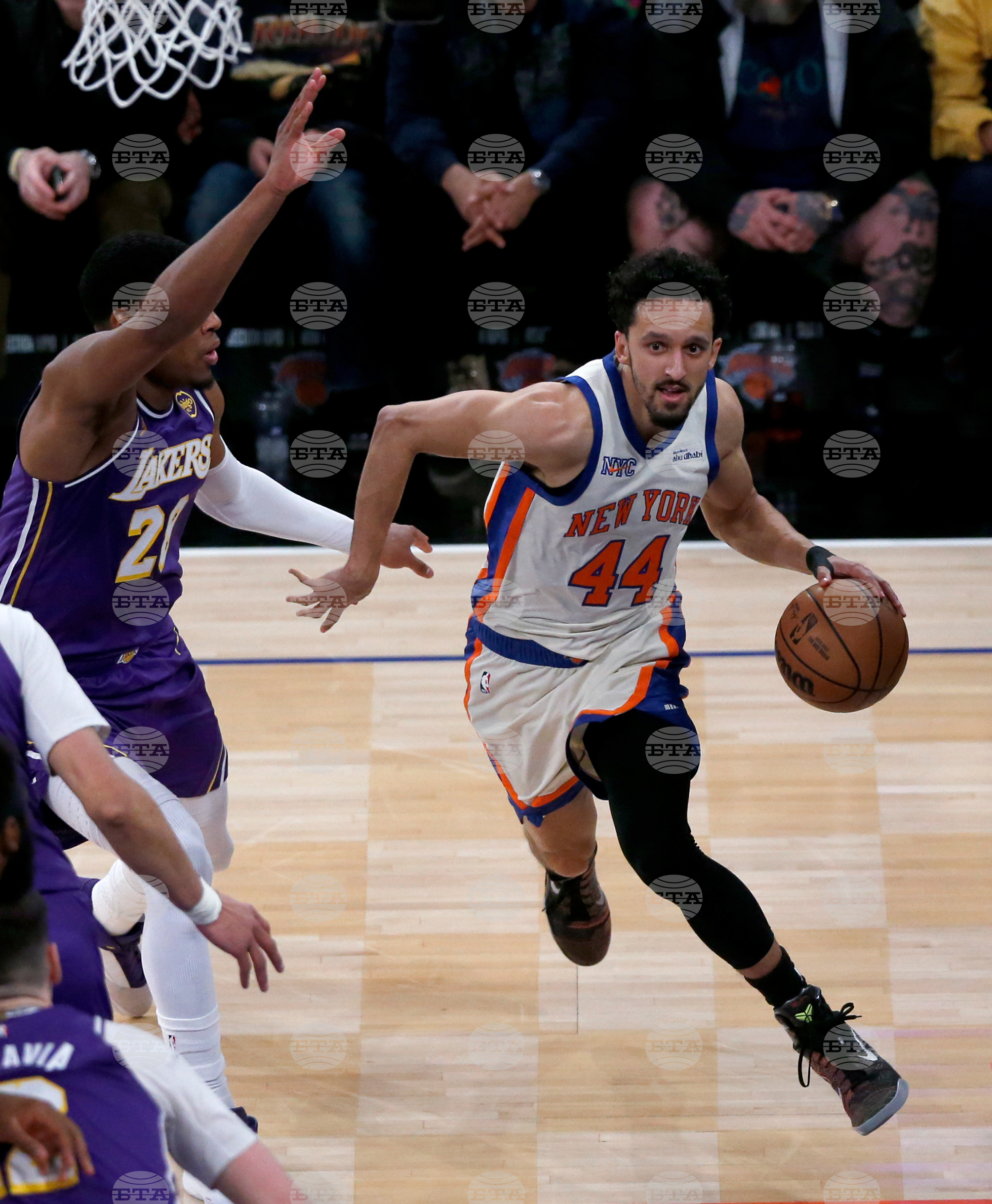 Lakers Knicks Basketball