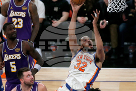 Lakers Knicks Basketball