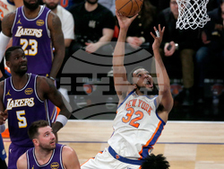 Lakers Knicks Basketball