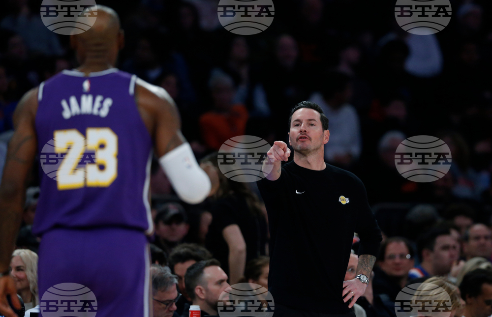 Lakers Knicks Basketball