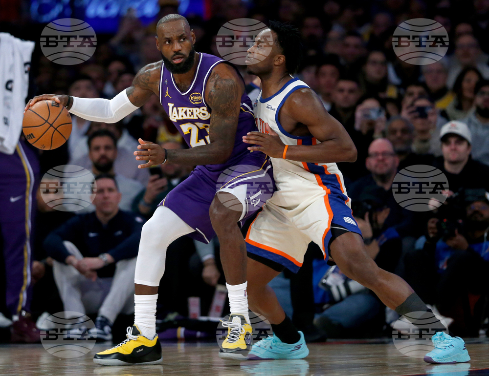 Lakers Knicks Basketball