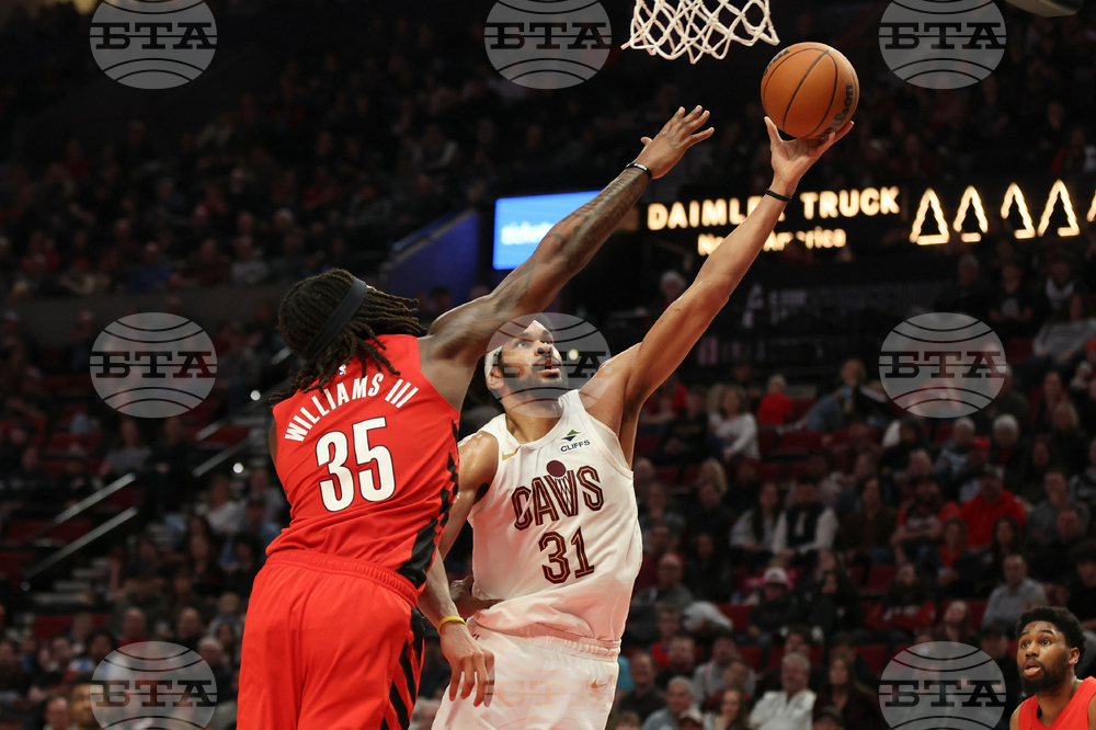 Cavaliers Trail Blazers Basketball