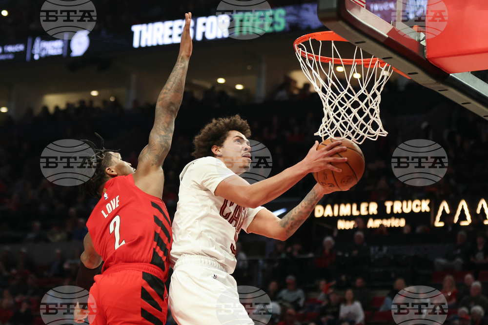 Cavaliers Trail Blazers Basketball