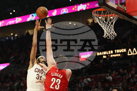 Cavaliers Trail Blazers Basketball