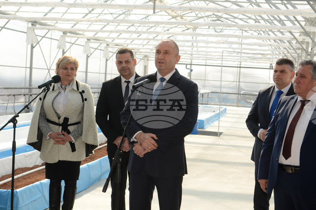 Стара Загора - Румен Радев - посещение