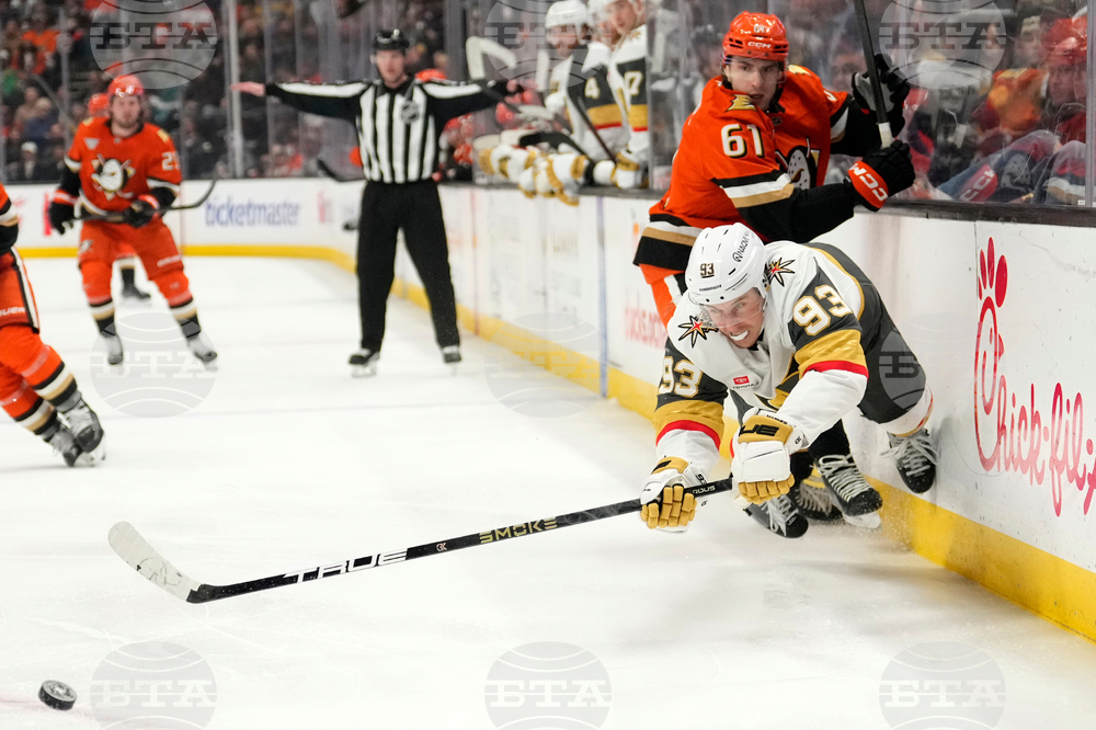 Golden Knights Ducks Hockey