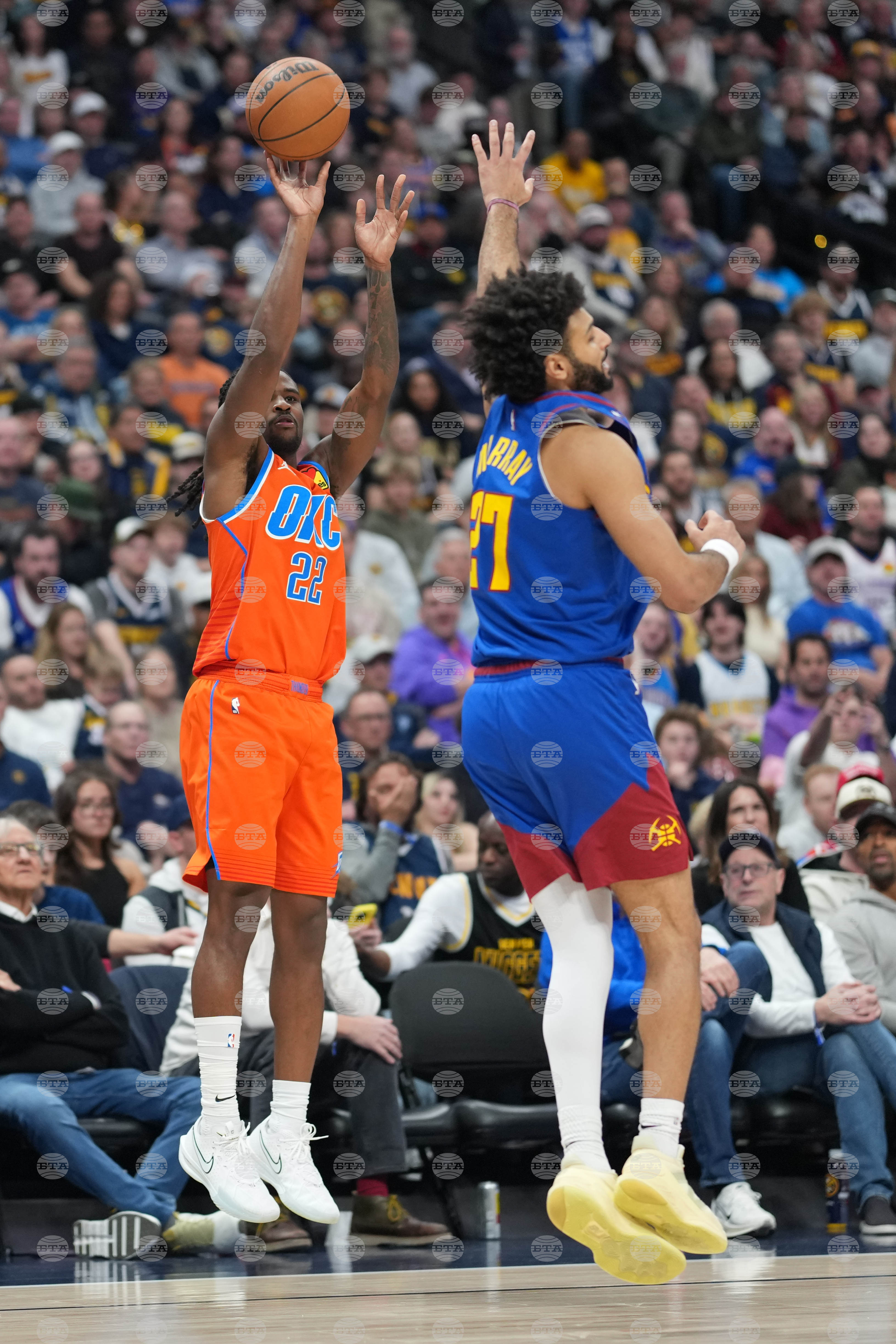 Thunder Nuggets Basketball