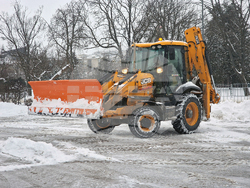 Разград - зима - обстановка