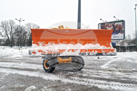 Разград - зима - обстановка