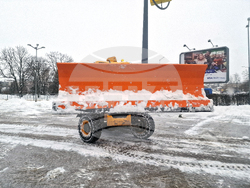 Разград - зима - обстановка