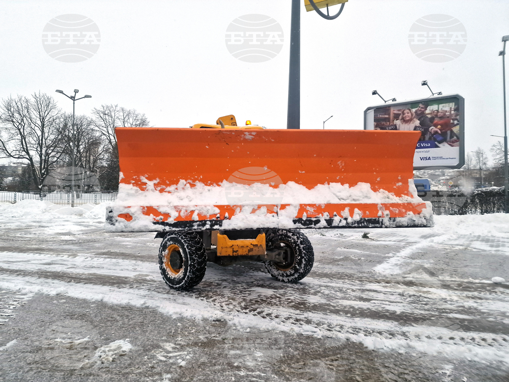 Разград - зима - обстановка