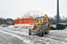 Разград - зима - обстановка