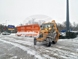 Разград - зима - обстановка