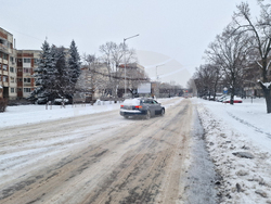 Разград - зима - обстановка