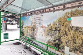 Разград - зима - обстановка