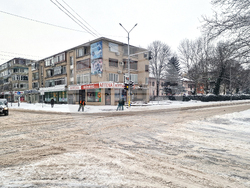 Разград - зима - обстановка