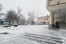 Разград - зима - обстановка