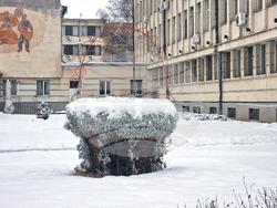 Разград - зима - обстановка