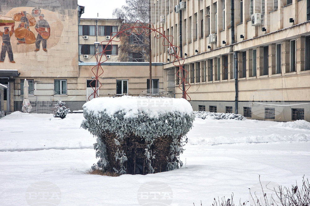 Разград - зима - обстановка