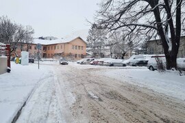 Търговище - снеговалеж - обстановка