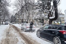 Търговище - снеговалеж - обстановка