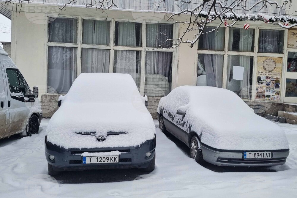 Търговище - снеговалеж - обстановка