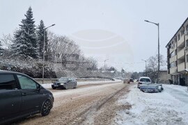 Търговище - снеговалеж - обстановка