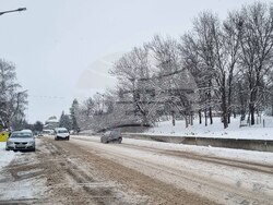 Търговище - снеговалеж - обстановка