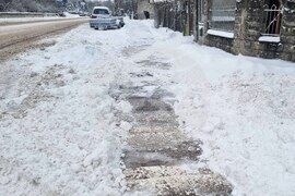 Търговище - снеговалеж - обстановка