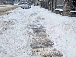 Търговище - снеговалеж - обстановка