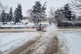 Търговище - снеговалеж - обстановка