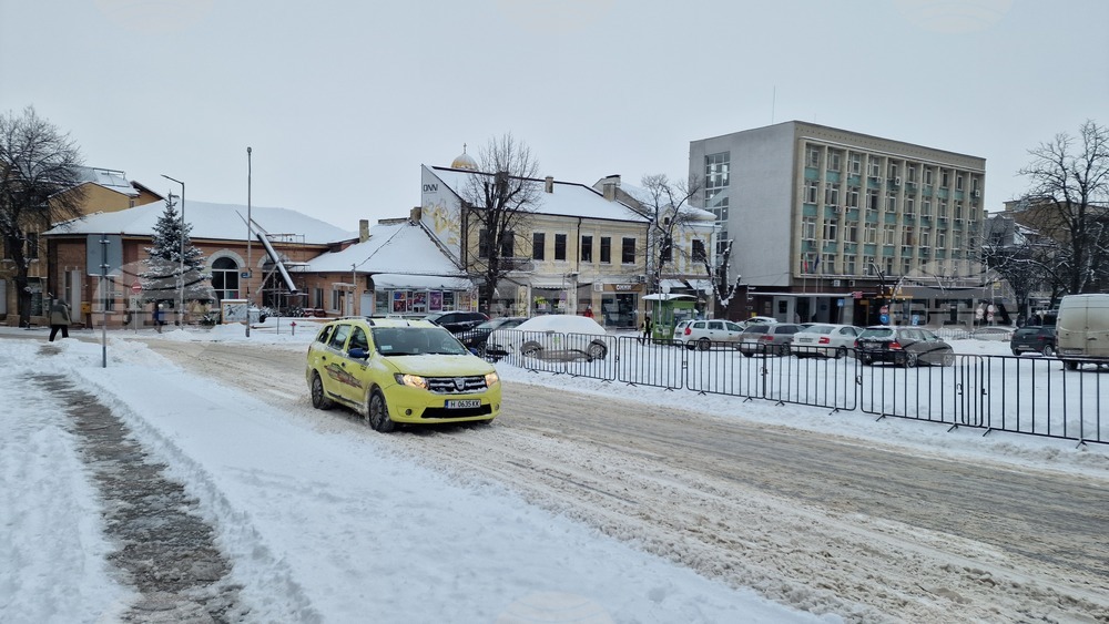 Шумен - снегопочистване - улици