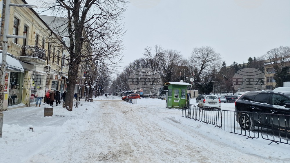 Шумен - снегопочистване - улици