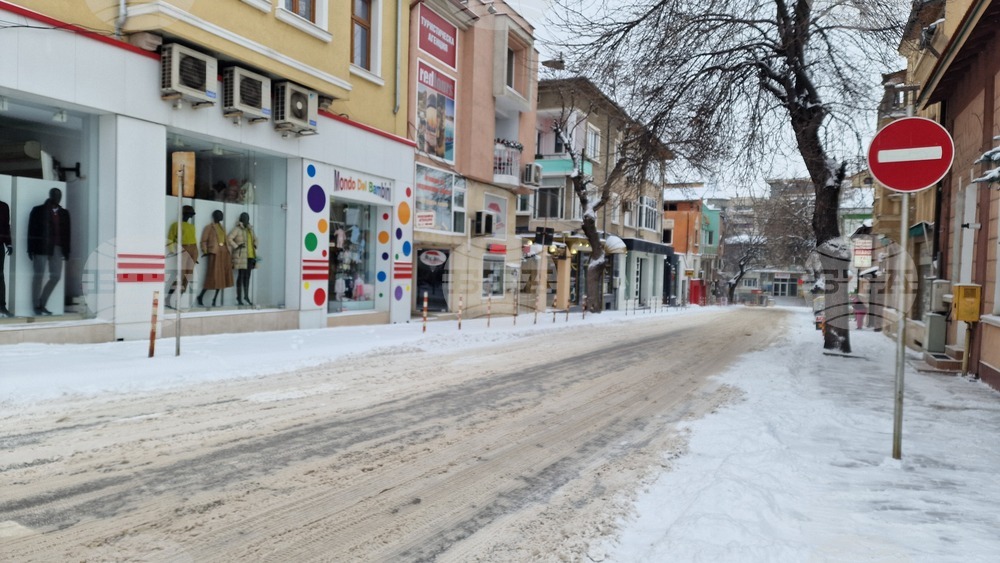 Шумен - снегопочистване - улици