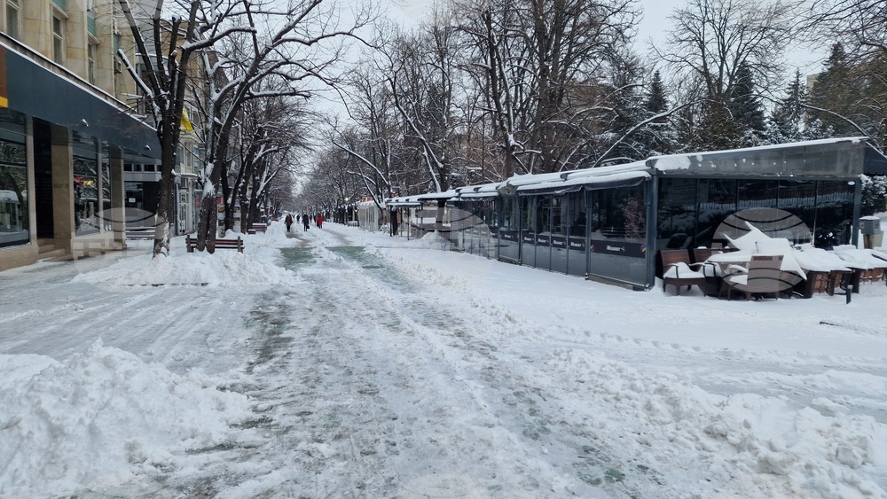 Шумен - снегопочистване - улици