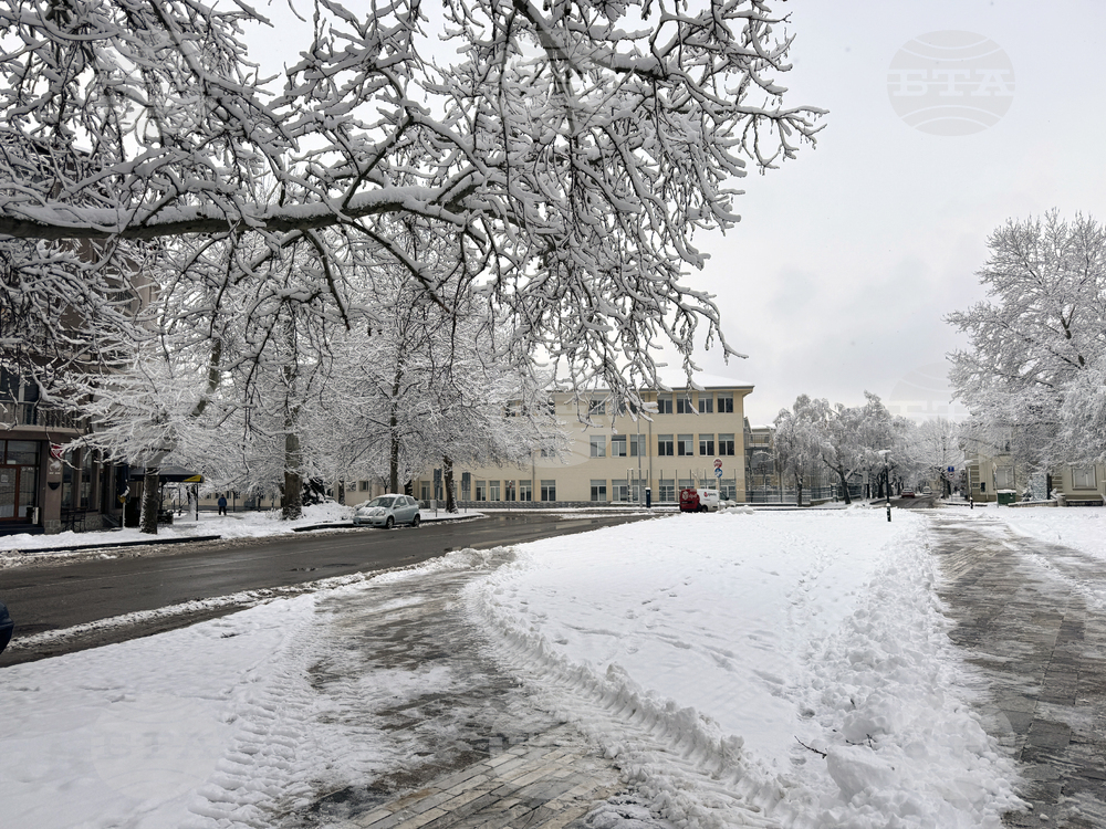Казанлък - снеговалеж - обстановка