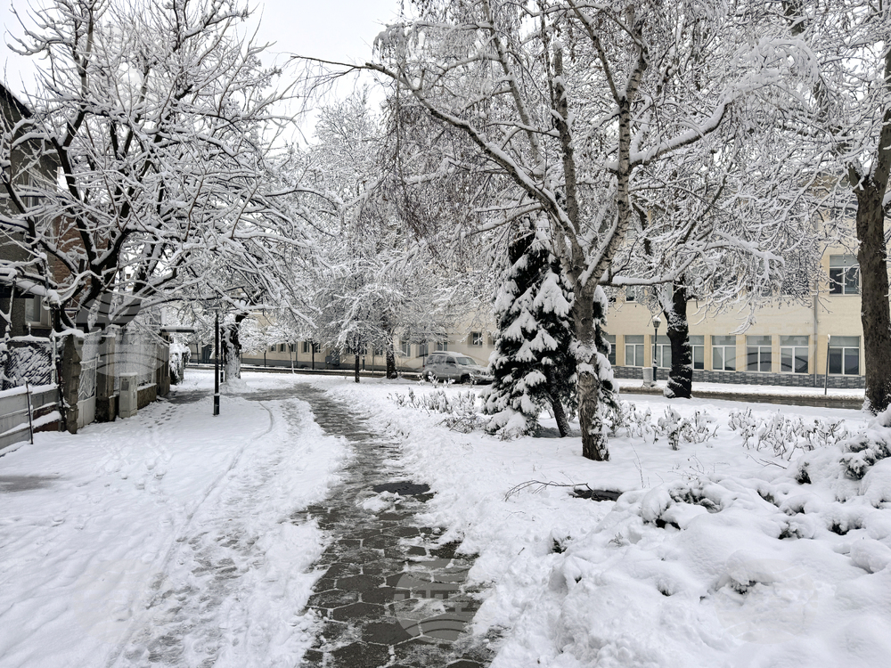Казанлък - снеговалеж - обстановка