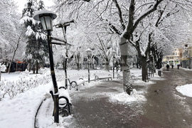 Казанлък - снеговалеж - обстановка