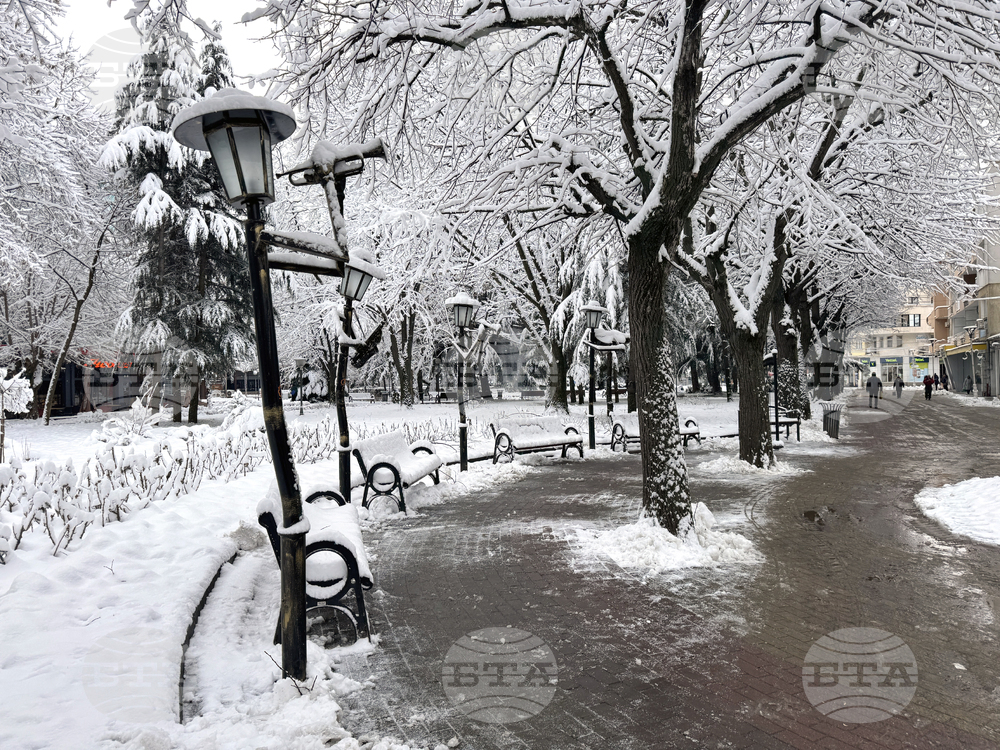 Казанлък - снеговалеж - обстановка