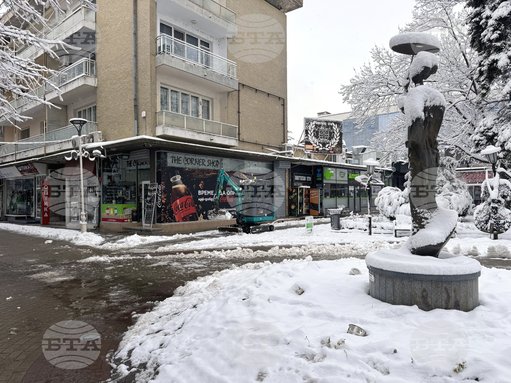 Казанлък - снеговалеж - обстановка