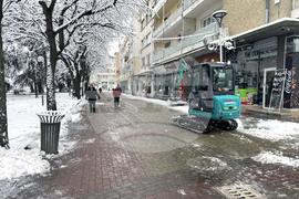 Казанлък - снеговалеж - обстановка