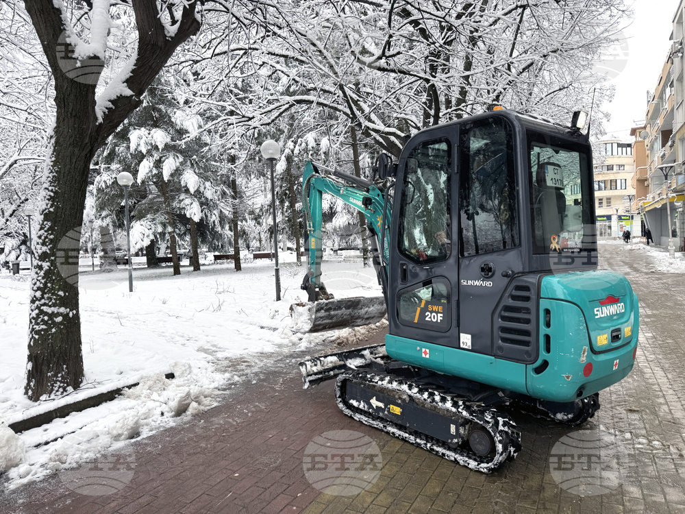 Казанлък - снеговалеж - обстановка