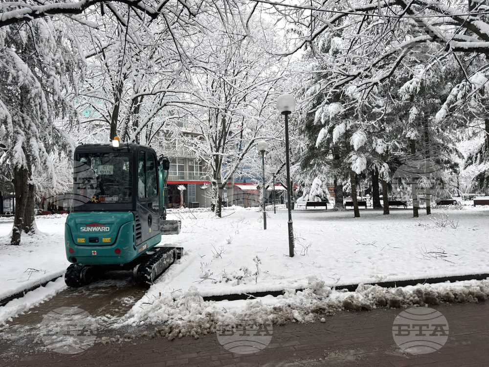 Казанлък - снеговалеж - обстановка