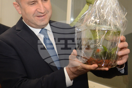 Стара Загора - Румен Радев - посещение