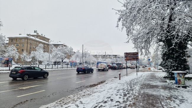 Почистени от снега са основните пътни артерерии в Пловдив, съобщиха от общинската администрация