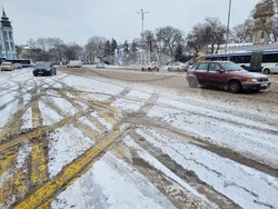 Варна - зима - пътища - обстановка