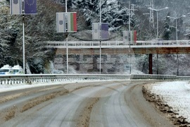 Варна - зима - пътища - обстановка