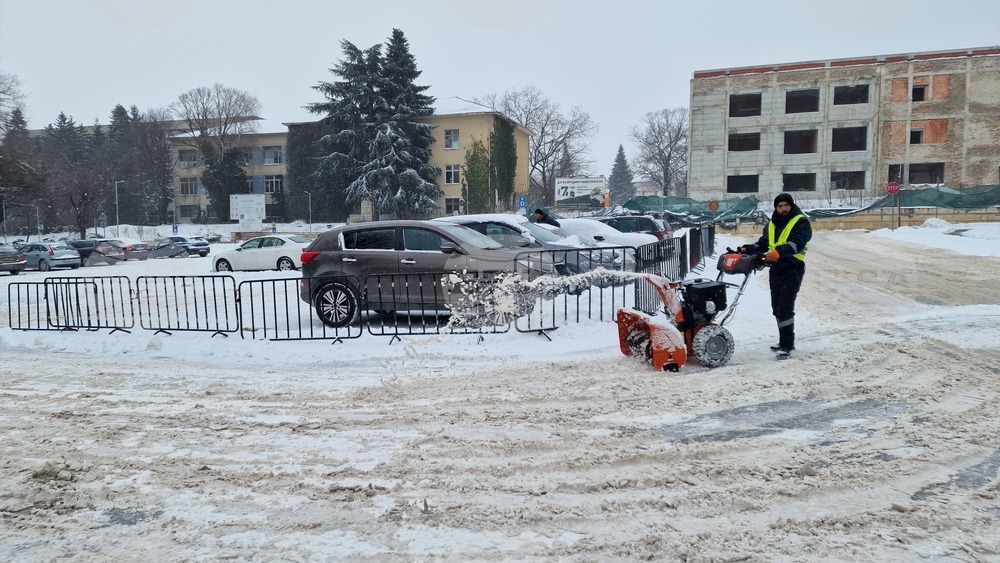 Шумен - снегопочистване - улици