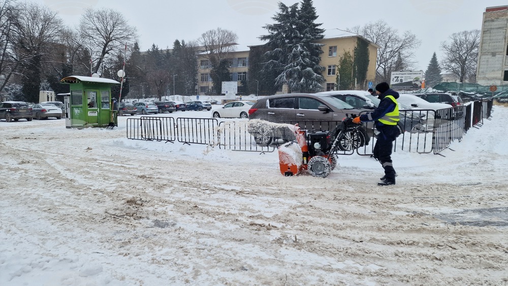 Шумен - снегопочистване - улици